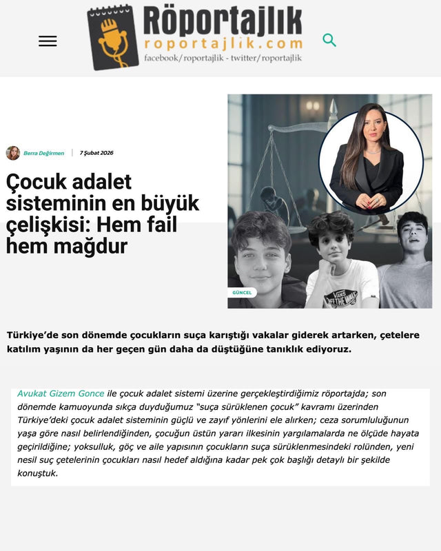 Çocuk adaletinde yeni düzenlemeler: Ceza, koruma ve rehabilitasyon